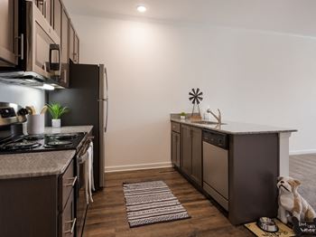 Kitchen with appliances at Ardmore at the Trail, Indian Trail, 28079